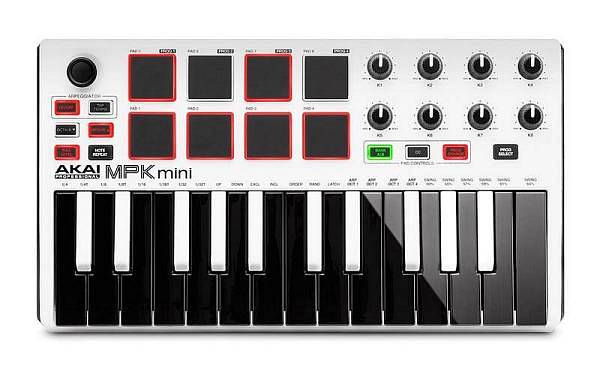 Akai MPK MINI MK2 LE White - controller