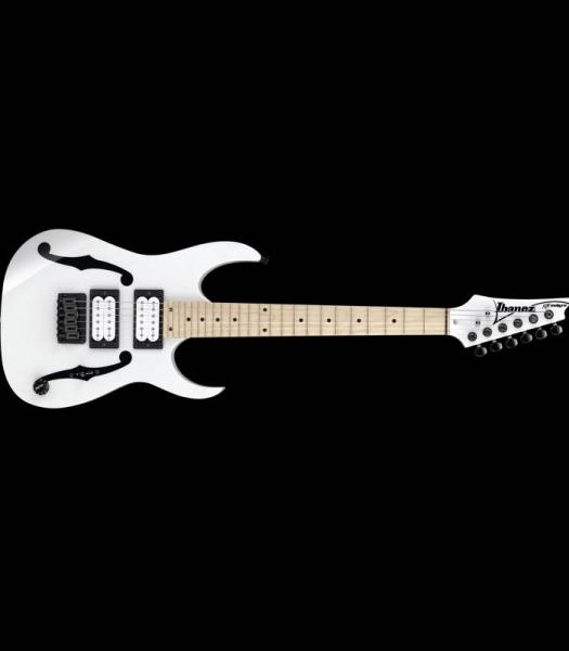 IBANEZ PGMM31 Paul Gilbert Mikro White - CHITARRA ELETTRICA PAUL GILBERT SIGNATURE A SCALA CORTA BIANCA