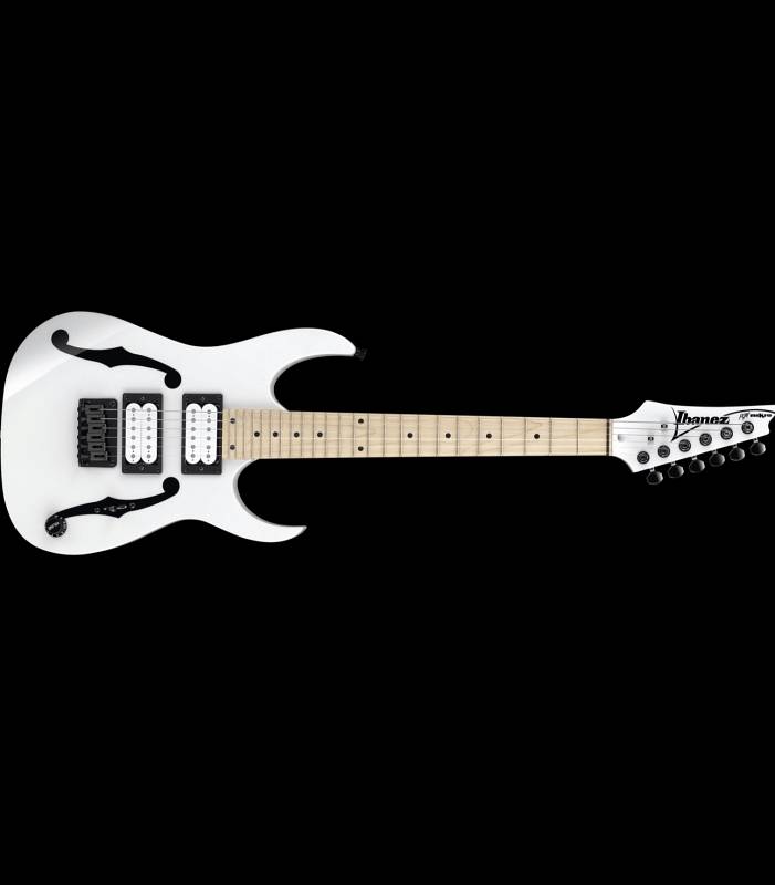 IBANEZ PGMM31 Paul Gilbert Mikro White - CHITARRA ELETTRICA PAUL GILBERT SIGNATURE A SCALA CORTA BIANCA