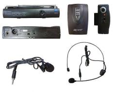 EXTREME WM1000-HL RADIOMICROFONO VHF AD ARCHETTO E LAVALIER + TRASMETTITORE BODYPACK + RICEVITORE