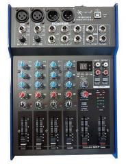 EXTREME MX802XDU MIXER 4 CANALI COMPATTO PER LIVE PHANTOM POWER +48V OUT XLR + EFFETTI DSP + USB