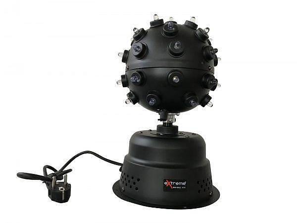 EXTREME MINI-BALL 4310 TESTA MOBILE SMALL SFERA LED MAGIC RGB 43 LED X 10mm 16 WATT AUTO RUN SOUND