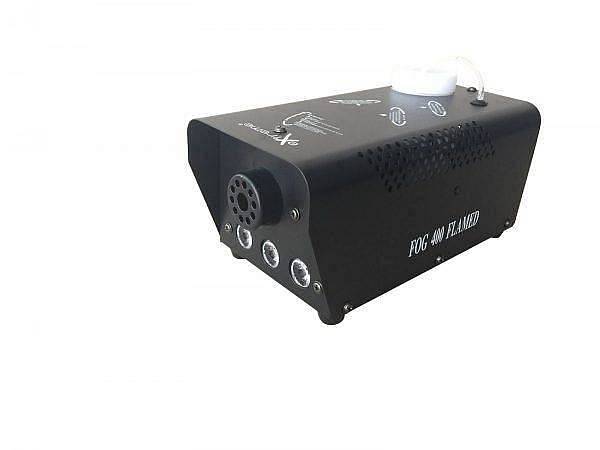 EXTREME FOG 400 FLAMED MACCHINA DEL FUMO 400 WATT 3 LED COLORE ROSSO CONTROLLO MANUALE GITTATA 3 MT
