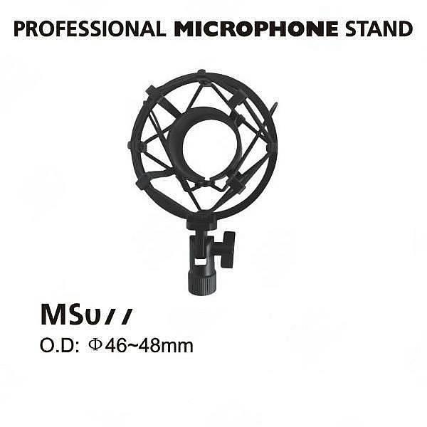 EXTREME MS077 SHOCK MOUNT SOSPENSIONE ELASTICA MICROFONO DA STUDIO ( SHOCKMOUNT RAGNO ) d 46-48 MM