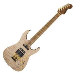 Jackson USA Signature Phil Collen PC1 Satin Stain Caramelized Flame MN Satin Au Natural