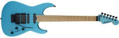 Jackson USA Signature Phil Collen PC1 Matte Caramelized Flame MN Matte Blue Frost