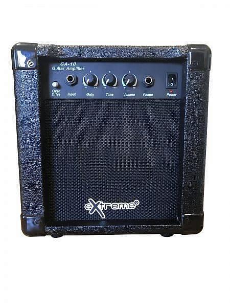 EXTREME GA110 AMPLIFICATORE PER CHITARRA 10W INPUT JACK 6.3mm USCITA CUFFIE JACK SPEAKER 5&#8243 