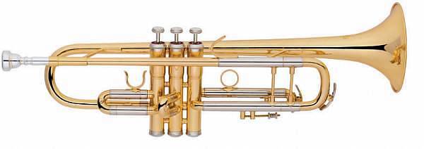EXTREME JBTR-04 TROMBA IN SIB CORPO IN OTTONE FINITURA ORO LACCATO CANNEGGIO 11,8 mm - set completo