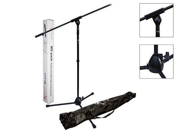 Extreme Asta microfono a giraffa regolabile - con borsa - mspack