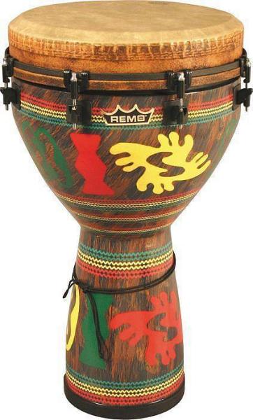 Remo Designer Series Djembe 14" - Leon Mobley - Adinkra Finish