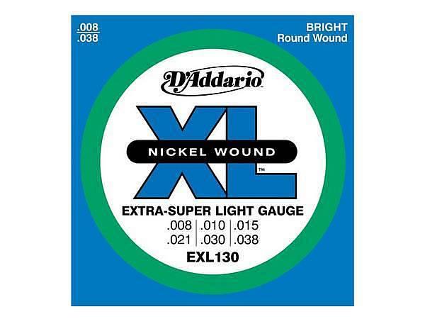 D'Addario EXL 130 Extra Super Light 08-38
