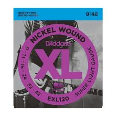 D'Addario EXL 120 Super Light 09-42