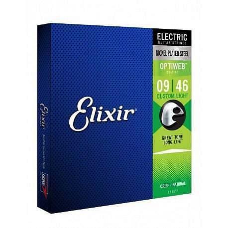 ELIXIR STRINGS CORDE 19027 Optiweb 009-046  PER CHITARRA ELETTRICA