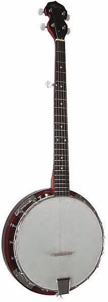 OLVEIRA BJ5PRO BANJO 5 CORDE PELLE REMO/30 TIRANTI/CASSA IN MOGANO RISONANTE/TASTIERA IN PALISSANDRO