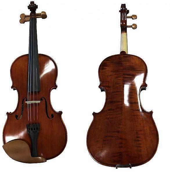 OLVEIRA VV102 VIOLINO 4/4 ALL SOLID TOP TAVOLA ARMONICA ABETE MASSELLO FONDO/FASCE ACERO MASSELLO