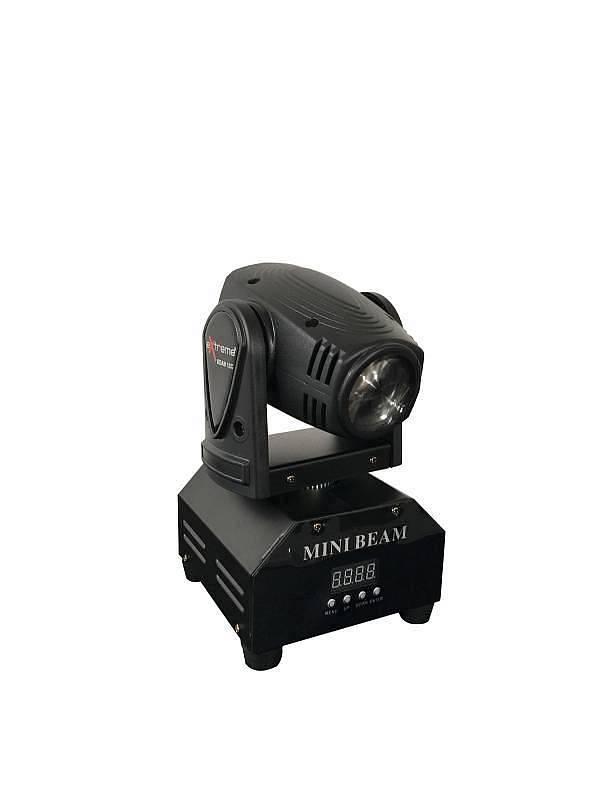 Extreme MINI BEAM 12-C LED CREE RGBW 12W 4 IN 1 TESTA MOBILE CONTROLLO DMX