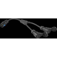 Extreme CAVO CORRENTE SPLITTER CEE DA SPINA 16A  3 poli da maschio a 2 femmine