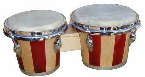 Extreme BG-078 BONGO NATURAL IN LEGNO PELLE NATURALE