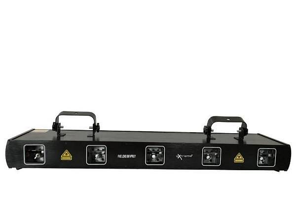 Extreme FIVE LENS 580 VPRGY EFFETTO LUCE LASER A 5 LENTI ROSSO VERDE ROSA VIOLA GIALLO DMX