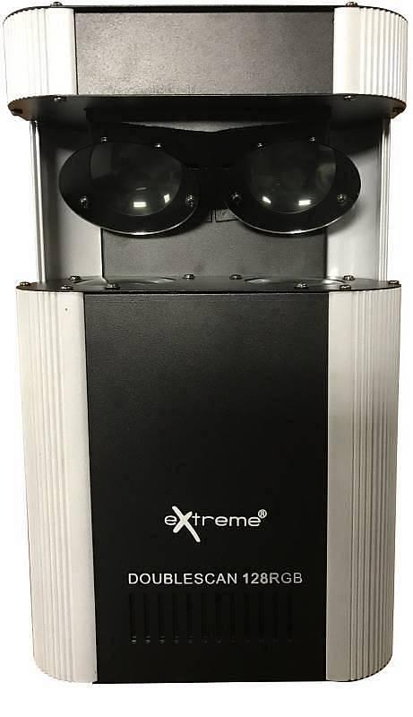 Extreme DOUBLESCAN 128 LED RGB DOPPIO SCANNER LEDS DMX