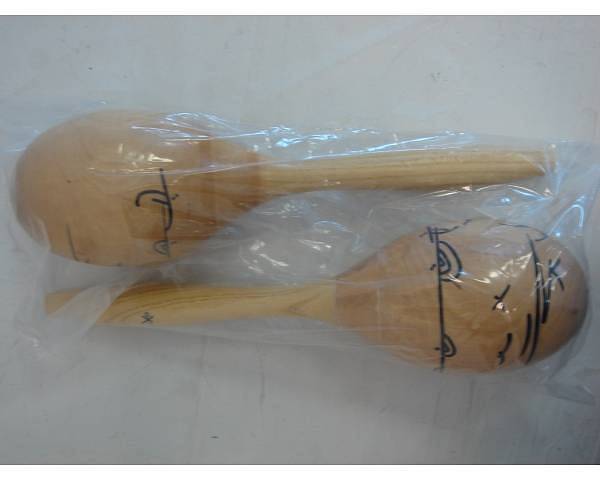 Extreme  DP267 COPPIA MARACAS LEGNO SEMPLICE
