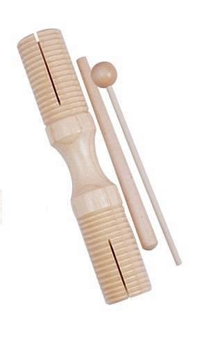 Extreme G5-1 DOPPIO GUIRO IN LEGNO COLORE NATURAL