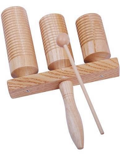 Extreme  G5-3 TRIPLO GUIRO IN LEGNO COLORE NATURAL