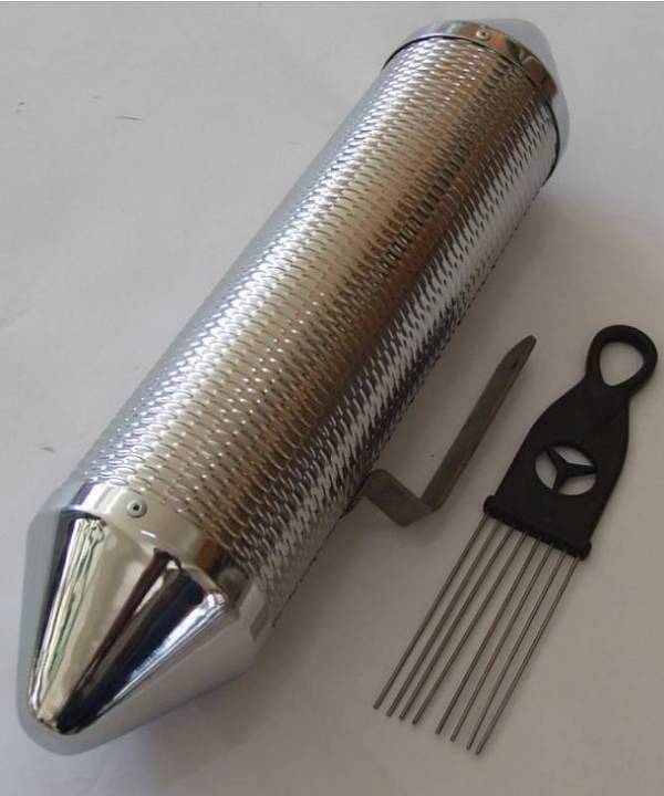 Extreme  G718  GUIRO IN METALLO + SPAZZOLA