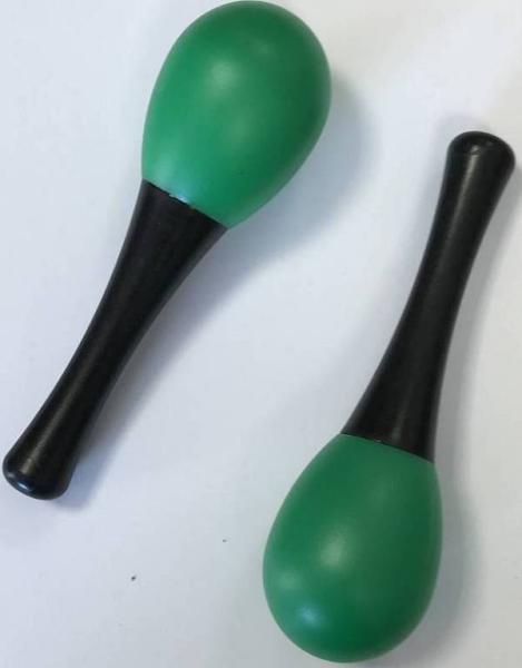 Extreme  DP14 COPPIA MARACAS IN PLASTICA COLORE VERDE