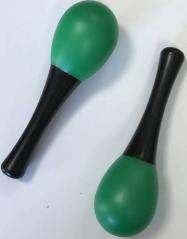 Extreme  DP14 COPPIA MARACAS IN PLASTICA COLORE VERDE