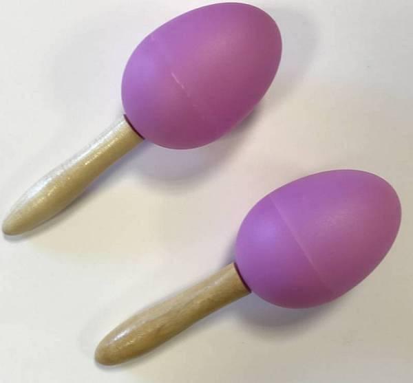 Extreme  DP12 COPPIA MARACAS IN PLASTICA MANICO IN LEGNO COLORE ROSA