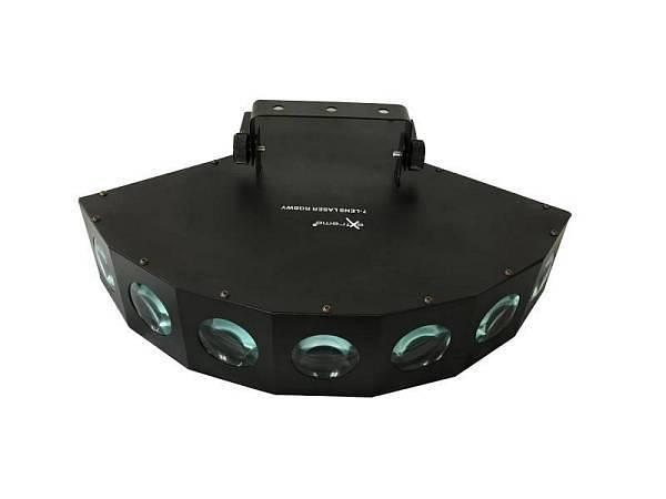 Extreme 7-LENS RGBWY EFFETTO LUCE LED 476 LEDS DMX