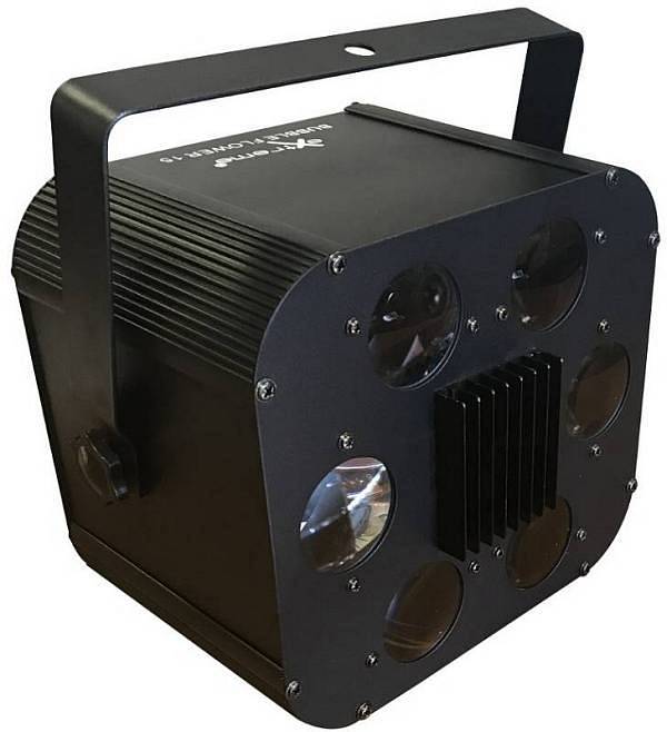 Extreme BUBBLE FLOWER 15 EFFETTO BEAM 1 LED X 15W RGB + EFFETTO BOLLE 50 WATT