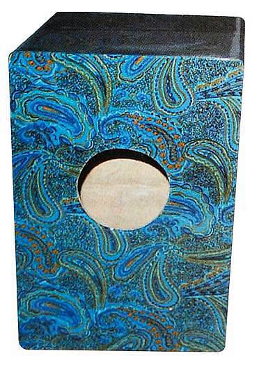 ExtremeDB3048-CR CAJON IN LEGNO CON CORDIERA RULLANTE COLORE BLU CON DISEGNO