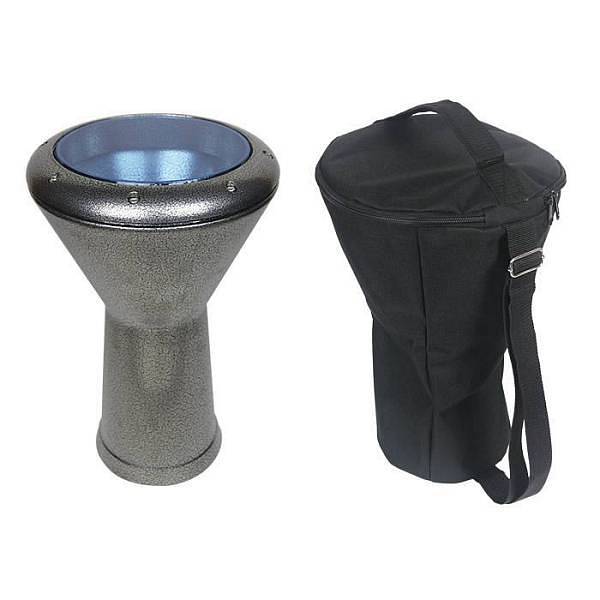 Extreme DBK851 derbuka IN ALLUMINIO PELLE TRASPARENTE CON BORSA PER IL TRASPORTO IMBOTTITA