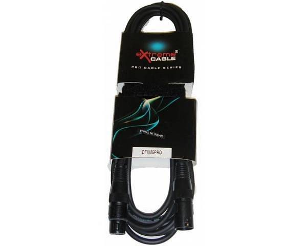 Extreme DFXM5PRO CONNETTORE DMX 1 XLR MASCHIO 1 DMX FEMMIINA 5mt.