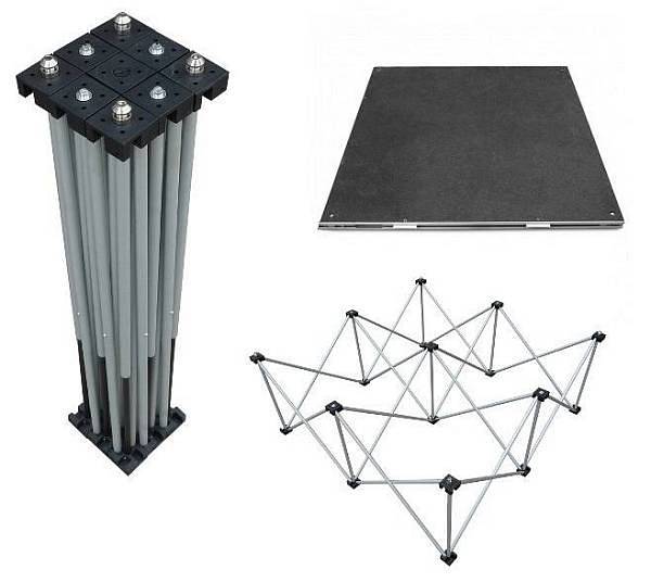 Extreme CARPET PLATFORM 11-60 PIATTAFORMA PROFESSIONALE 1 X 1 M x ALTEZZA 60 CM