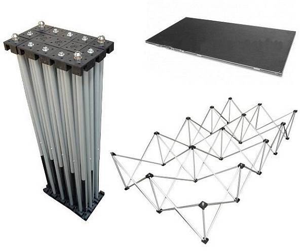 Extreme CARPET PLATFORM 12-40 PIATTAFORMA PROFESSIONALE 1 X 2 M x  ALTEZZA 40 CM