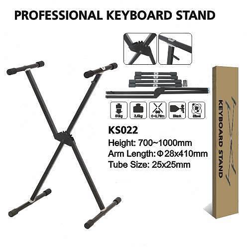 Extreme KSXPRO STAND TASTIERA SUPPORTO PROFESSIONALE AD X PER TASTIERA CHIUSURA RAPIDA