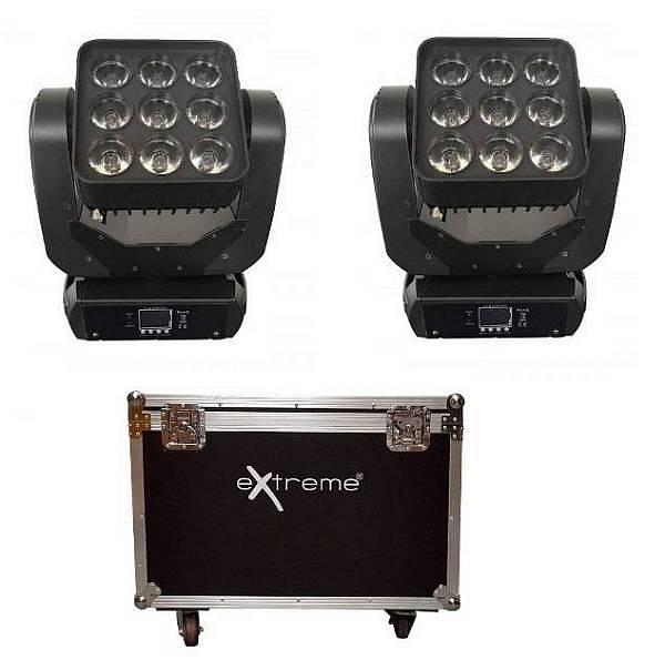 Extreme QUAD MATRIX 912C BUNDLE COPPIA 2 TESTE MOBILI + CASE IN OMAGGIO