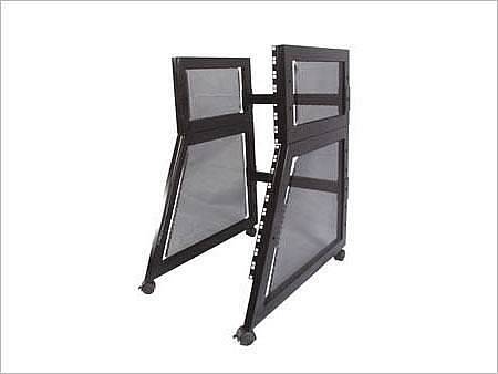 Extreme ST10BS CARRELLO ARMADIO PORTARACK 14U DOPPIA INCLINAZIONE UNITA’ RACK CON 4 RUOTE