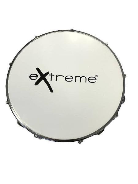 Extreme TW1216-T TAMBURELLO IN LEGNO 12" CON 16 COPPIE DI PIATTINI - PELLE sintetica ACCORDABILE