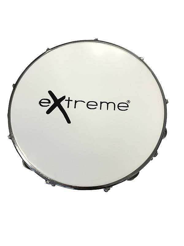Extreme TW1216-T TAMBURELLO IN LEGNO 12" CON 16 COPPIE DI PIATTINI - PELLE sintetica ACCORDABILE