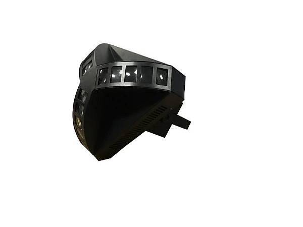 Extreme Y-FLOWER 4QUAD3 EFFETTO LUCE LED DERBY 4X3W RGBW BEAM 36 FINESTRE TRIANGOLO DMX