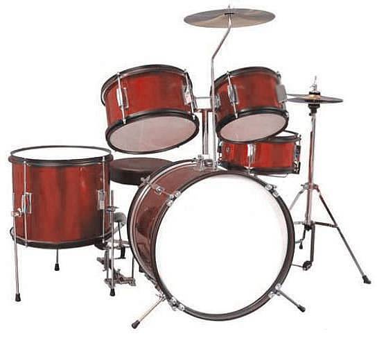 Extreme D-900J5 RED BATTERIA ACUSTICA JUNIOR PER BAMBINI COMPLETA