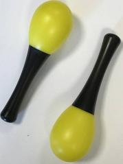 Extreme  DP14 COPPIA MARACAS IN PLASTICA COLORE GIALLO