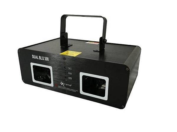 Extreme DUAL BLU 300 EFFETTO LUCE DOPPIO LASER BLU