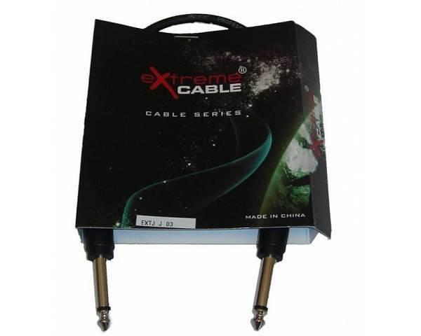 Extreme JJ03 CAVO JACK MONO 1,4 6,3mm-JACK MONO 1/4 6,3mm 0,3 MT"