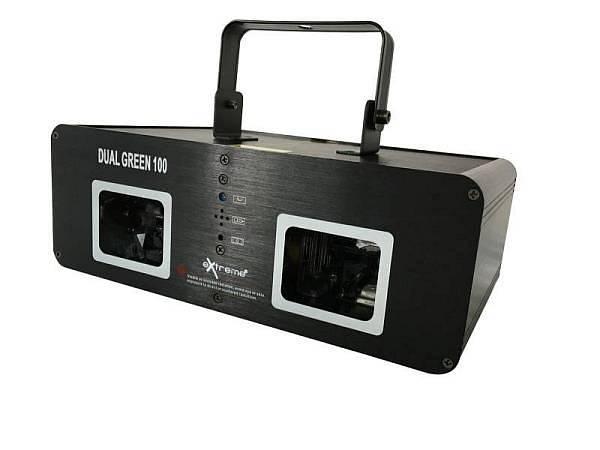 Extreme DUAL GREEN 100 EFFETTO LUCE DOPPIO LASER VERDE