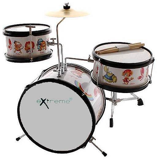 Extreme  D1000 BATTERIA JUNIOR 3PZ CARTONI ANIMATI ZODIACO